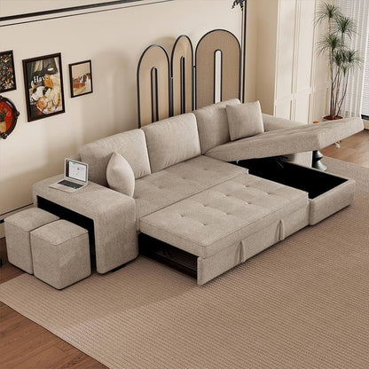 Sofa Bed with Storage 280 x 170 cm - LS17